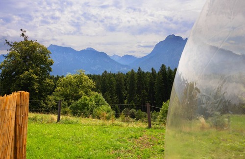 Fuessen Alquiler De RV | Bubble Tent Füssen im Allgäu mit traumhaftem Blick auf Schloss Neuschwanstein