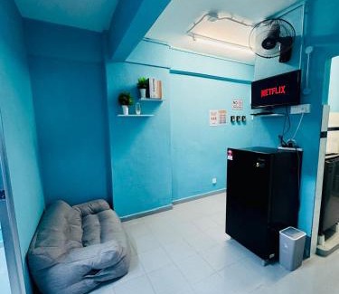 Gelugor Apartamento | Budget1BR Walk to usm 2pax airport Malaysian guest only