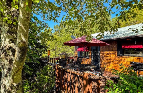 Bryson City Cabaña | Buffalo Creek Guest Cottage - Bryson City | Close to town - Motorcycle Friendly