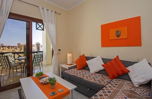 Sahl Hasheeh Apartamento | Buki-Gravity-Homes, App No2, amazing seaview apartment in 5 star hotel Gravity Sahl Hasheesh-FOR GUESTS WITH NONEGYPTIAN PASSPORTS