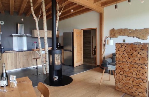 Queyrieres Cabina | Bulle de Bois, écolodge insolite avec spa privatif au milieu des volcans - Bulles d'Herbe