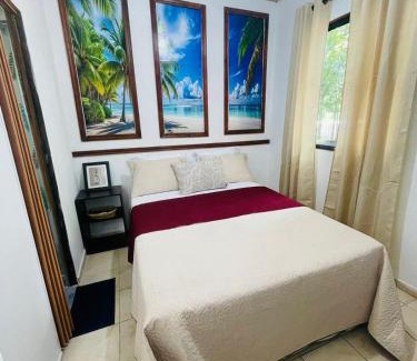 El Sunzal Apartamento | Bungalow 16 Wifi TV AC Sunzal Beach SURF
