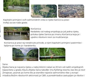 Una-Sana Canton Casa | Bungalow Fly Fishing Kljuc River Sanica