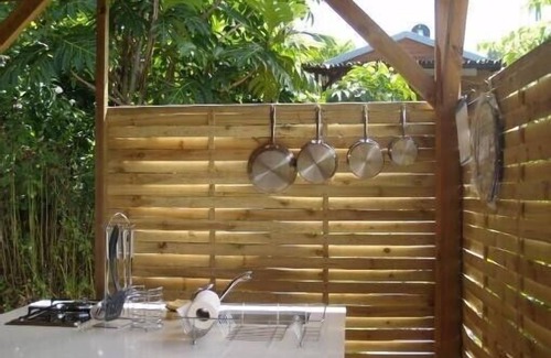 Le Francois Casa | Bungalow HabitationFrançois, isla de Martinica de serenidad en la flor