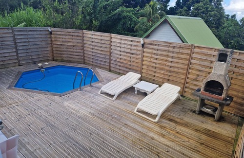 Lepinay Casa | Bungalows Corail, F3 with private pool in Sainte Luce, Martinique