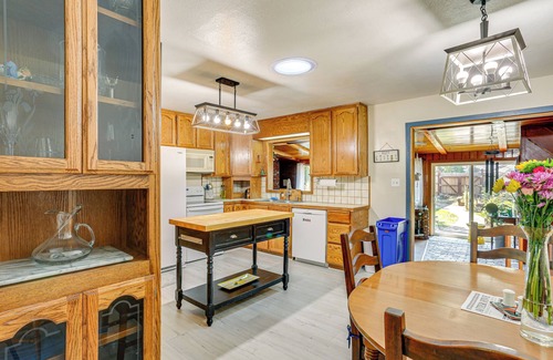 Burney Cabaña | Burney Cottage w/ Game Room: Walk to Town!