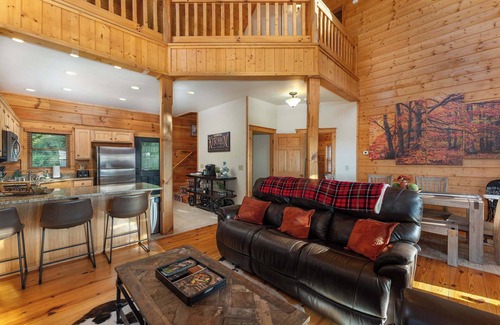 Wolf Laurel Casa | Burnt Skies Sleeps 10 Hot Tub Foosball Darts