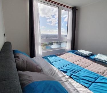 Concepcion Apartamento | céntrico departamento con vista a laguna