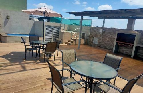 Juan Montalvo Apartamento | Cómodo dpto full equipo 2 hab, seguridad y parqueo privado