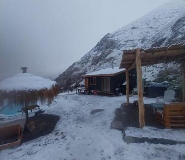 Paihuano Chalet De Esquí | Cabaña Alma de Montaña, piscina privada