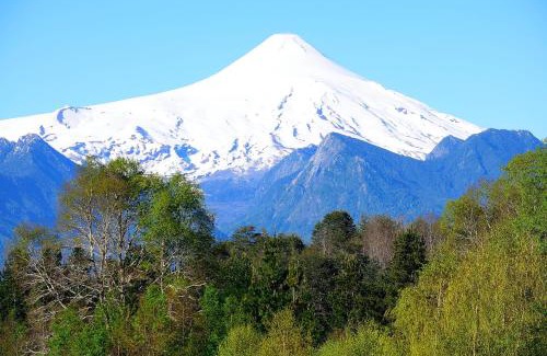 Pucon Chalet De Esquí | Cabaña Caburgua Hermosa vista al Volcán, Senderos del Bosque