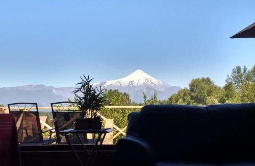 Pucon Chalet De Esquí | Cabaña Caburgua Hermosa vista al Volcán, Senderos del Bosque