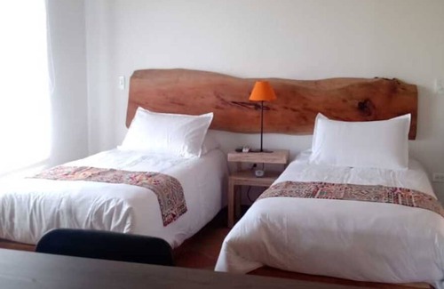 Villa de Leyva Cabaña | Cabaña con espectacular vista a 5 minutos del pueblo, para 3 personas.