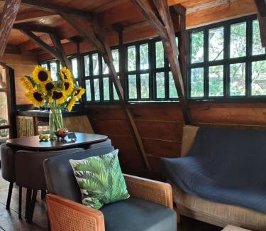 Tepoztlán Chalet De Esquí | Cabaña de madera romántica y privada