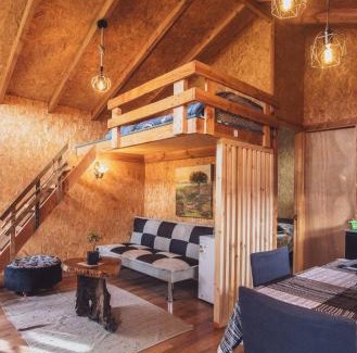 Panguipulli Apartamento | Cabaña diuco a minutos de termas Vergara