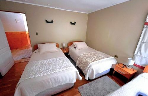 Curacautin Casa | Cabaña en Conguillio nieve con vista al volcan y tinaja