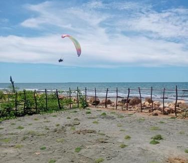 San Bernardo del Viento Apartamento | Cabaña frente al mar Encanto del Viento