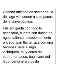 Vichuquen Casa | Cabaña gam.nav