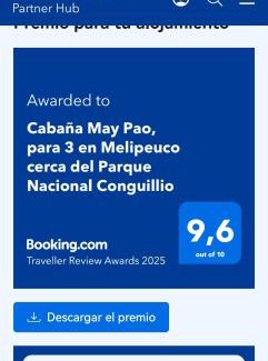 Melipeuco Apartamento | Cabaña May Pao, para 3 en Melipeuco cerca del Parque Nacional Conguillio