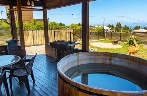 Pichilemu Cabina | Cabaña Puntilla frente al mar