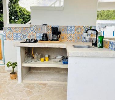 Puerto Triunfo Casa | Cabaña Villa Jardín - Aldea Doradal - Santorini Colombiano