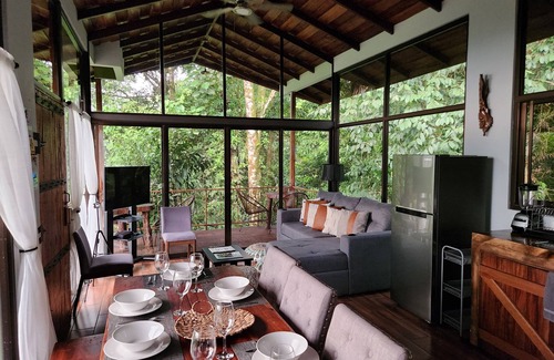Peñas Blancas Cabina | Cabañas Caeli Rainforest Glass Cabin El Congo La Fortuna