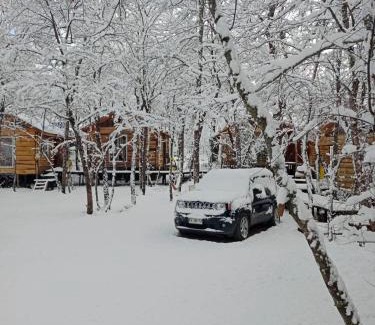 Pinto Chalet De Esquí | Cabañas Huilipan