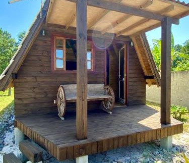 Palhoca Apartamento | Cabana aroeira 8min da Guarda do Embaú