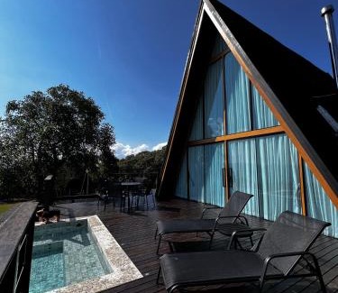 Maria da Fe Chalet De Esquí | Cabana com piscina e vista de tirar o fôlego!