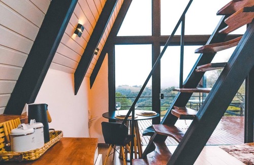 Baependi Cabina | Cabana Raízes: A-frame com Vista Para as Montanhas
