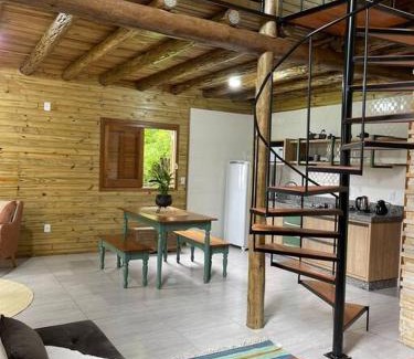 Praia Grande Casa | Cabana Refúgio dos Passarinhos