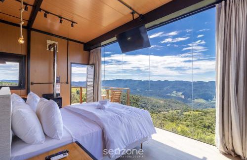 Anitapolis Casa | Cabana romântica com vista na serra VST037