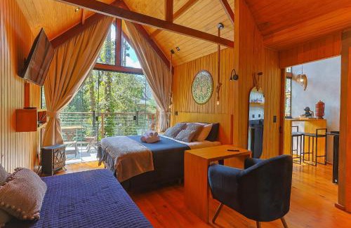Campos do Jordao Casa | Cabana Suspensa na Natureza - Região Turística