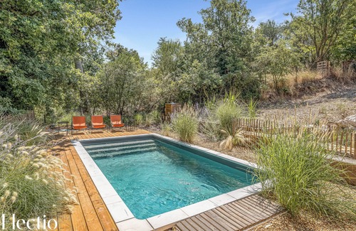 La Roque-d'Antheron Casa | Cabane d’Ismou | Piscina & Diseño de madera