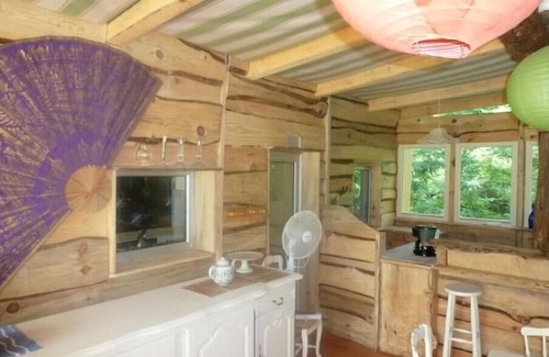 Malbosc Cabina | Cabane Double Mobilhome"la Bohème"