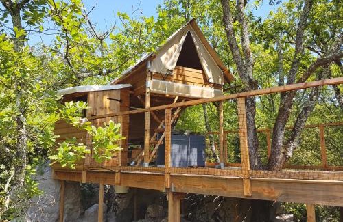 Balazuc Casa | Cabanes Lodges Le Servière