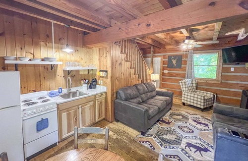 Cherokee Cabina | Cabin #6 - Riverfront w/ Gas Fireplace & more!
