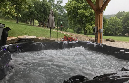 Bremen Cabina | Cabaña y gimnasio privado de baloncesto, Hocking Hills