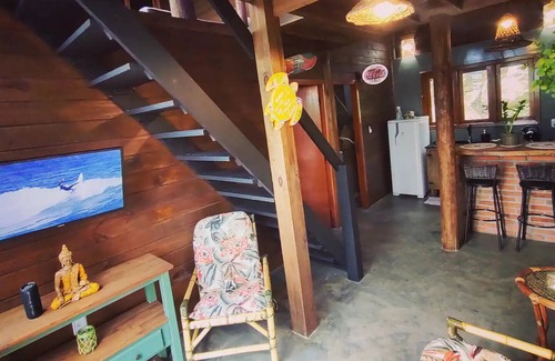 Armacao Cabina | Cabin at Armação beach - Florianópolis, sea view, sunrise 🌅🏡