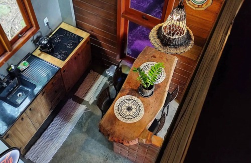 Armacao Cabina | Cabin at Armação beach - Florianópolis, sea view, sunrise 🌅🏡