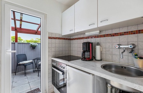 Emmelsbuell-Horsbuell Cabina | Cabaña 'Bei Karin' con terraza privada, jardín compartido y Wi-Fi