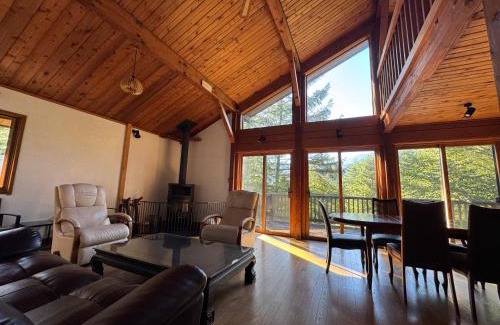 Fujikawaguchiko Casa | Cabin D 3min walk Lake Saiko remote work BBQ, 5min drive Kawaguchi Lake Mt Fuji view