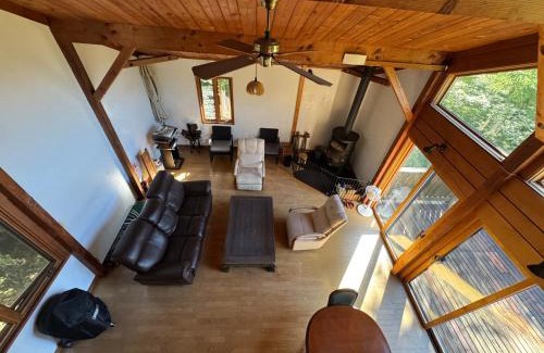 Fujikawaguchiko Casa | Cabin D 3min walk Lake Saiko remote work BBQ, 5min drive Kawaguchi Lake Mt Fuji view