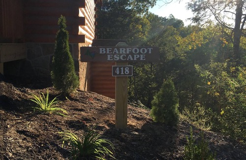 Pigeon Forge Cabina | Cabin Sleeps 8 w / 2 King Suites, Theatre / Hot Tub / Pool Table, Small Dog Friendly!