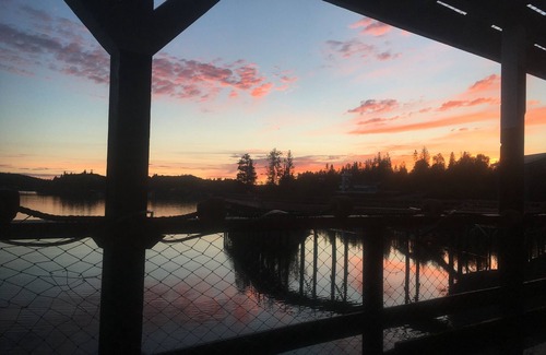 Halibut Cove Cabina | Cabina con increíbles vistas al atardecer de Halibut Cove