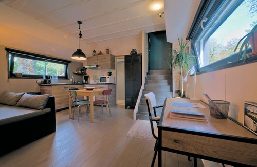 Nouvelle Ville Apartamento | Cabine 1-Apartamento-Apartamento-Baño en la habitacion-vista al canal