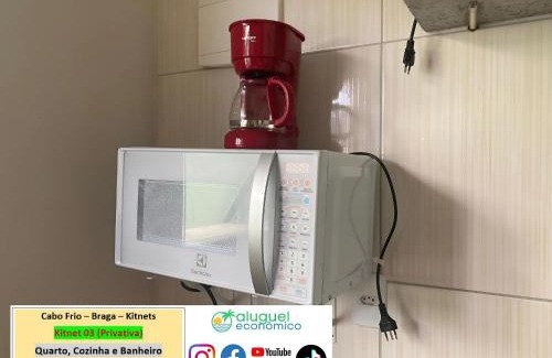 Braga Apartamento | Cabo Frio - Braga - Kitnets - Aluguel Econômico