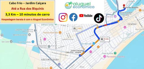 Jardim Caicara Apartamento | Cabo Frio - Jardim Caiçara - Aluguel Econômico