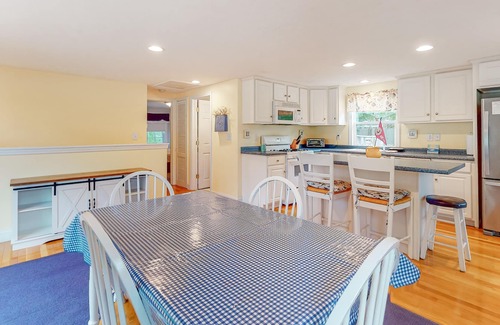 Popponesset Casa | Calming cottage near the beach w/ private gas grill, large deck & great location