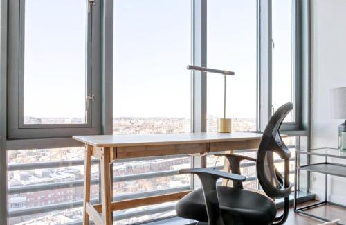 Cambridgeport Apartamento | Cambridge 1BR w Gym WD nr Central Sq BOS-586